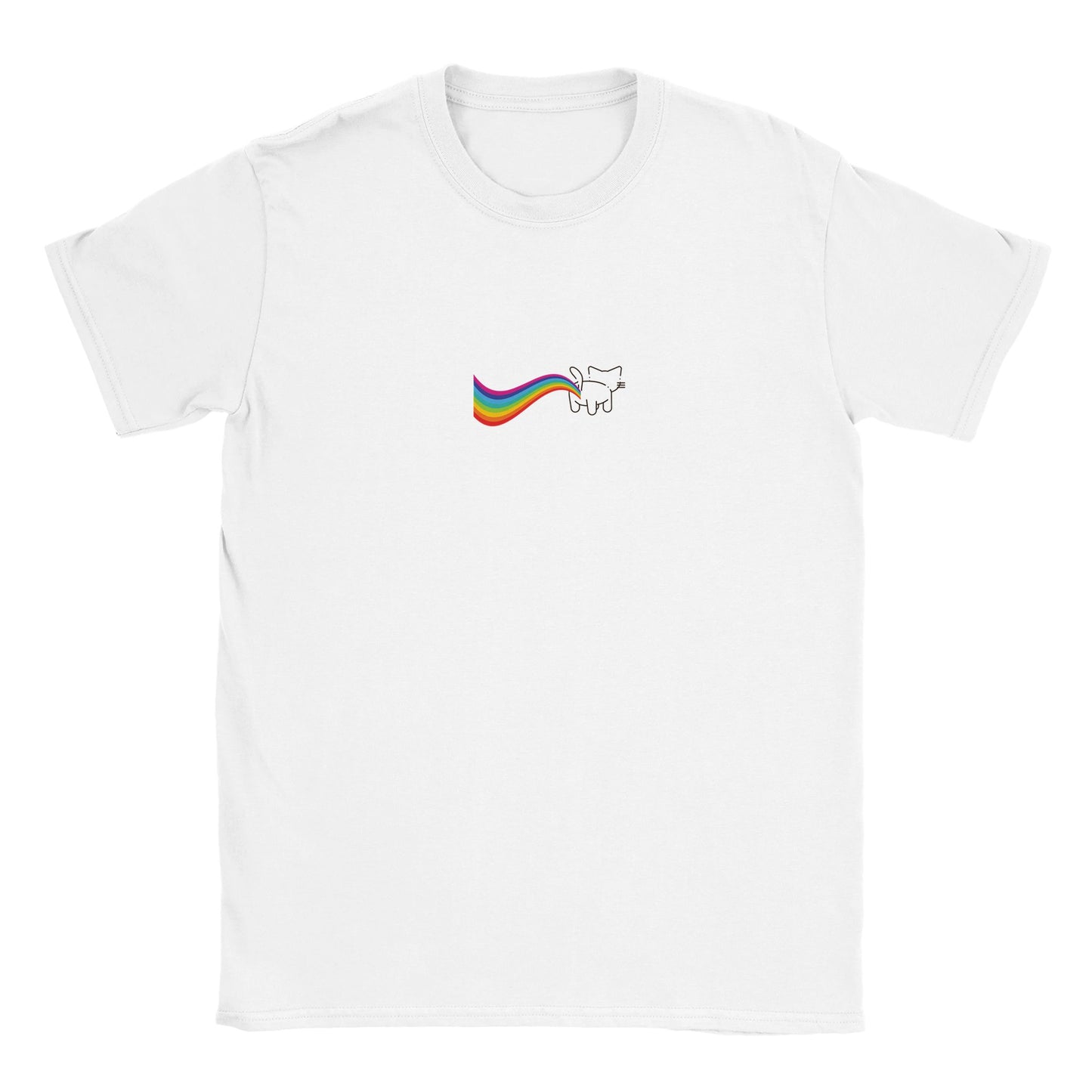 Cat Rainbow Pffttt Classic Unisex T-shirt