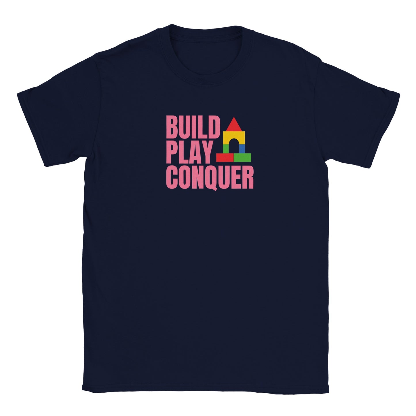 Kids Build Play Conquer Classic T-shirt