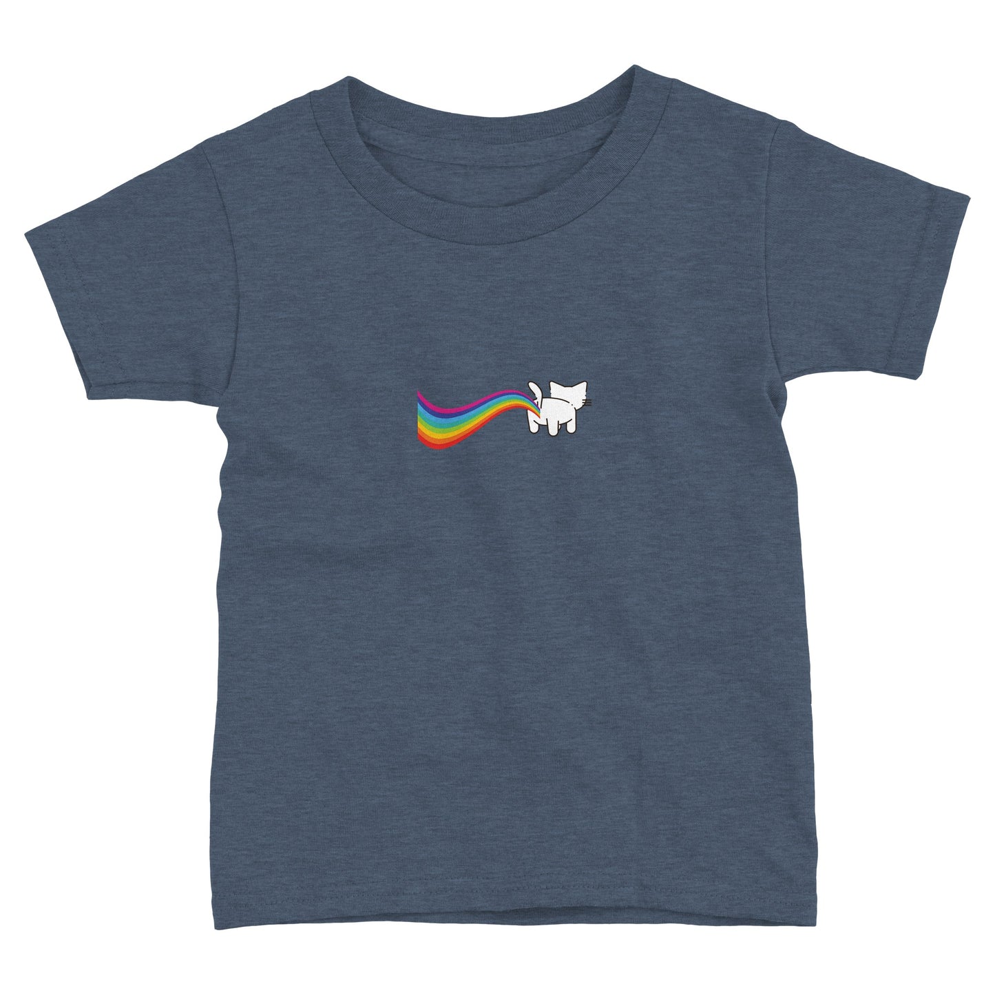 Toddler Cat Rainbow Pffftt T-Shirt