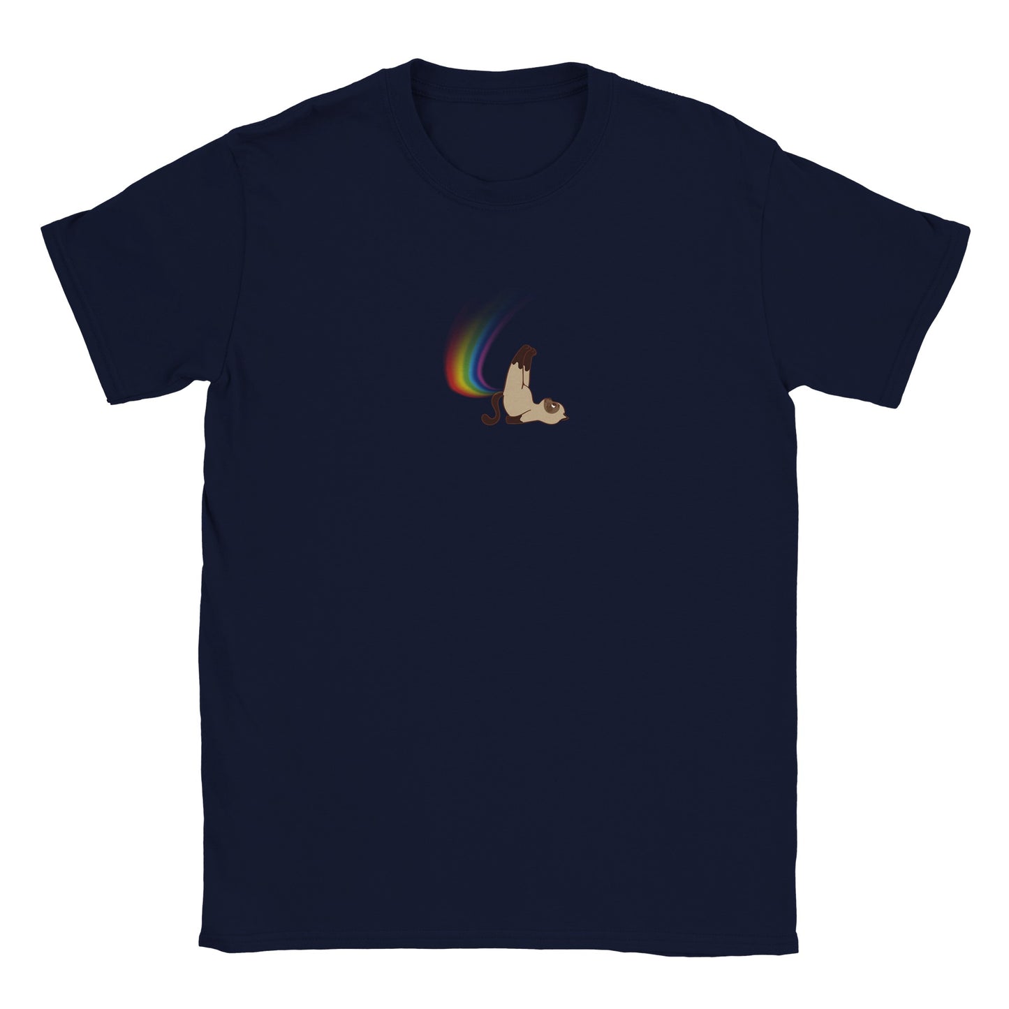 Kids Cat Rainbow Fart Classic T-shirt